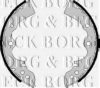 BORG & BECK BBS6161 Brake Shoe Set
